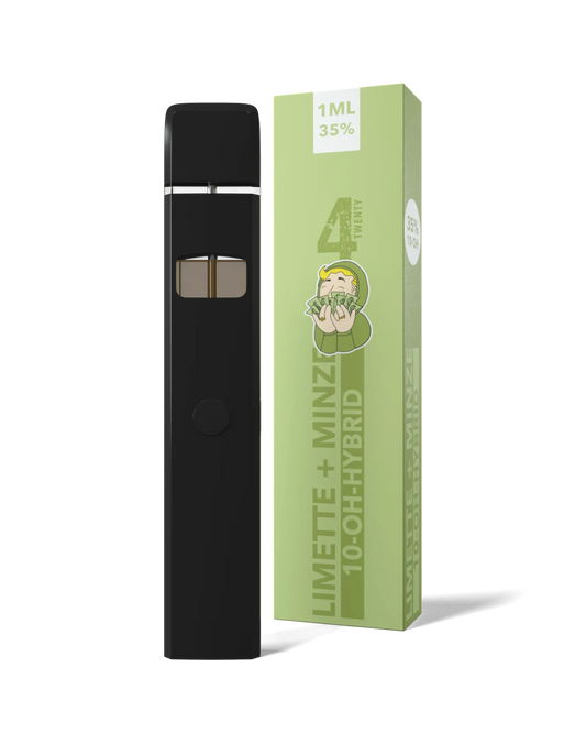 4Twenty - 35% 10-OH Einweg Vape - Limette Minze