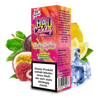 Bad Candy Liquid Nikotinsalz 10ml - Lucky Lychee 20mg