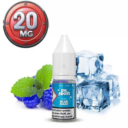 Dr. Frost Liquid Nikotinsalz 10ml - Ice Cold Blue Razz 20mg