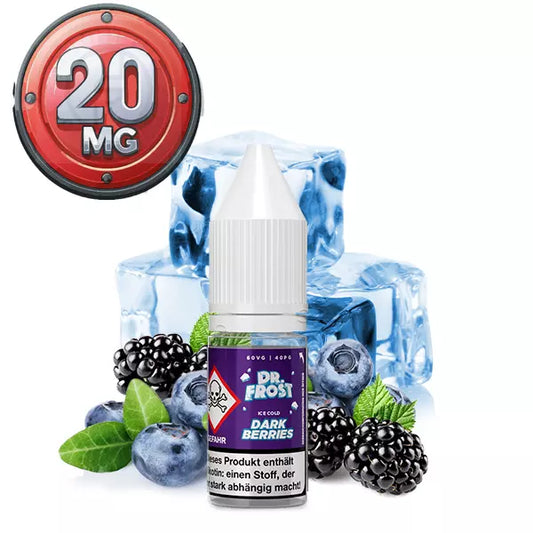 Dr. Frost Liquid Nikotinsalz 10ml - Dark Berries 20mg