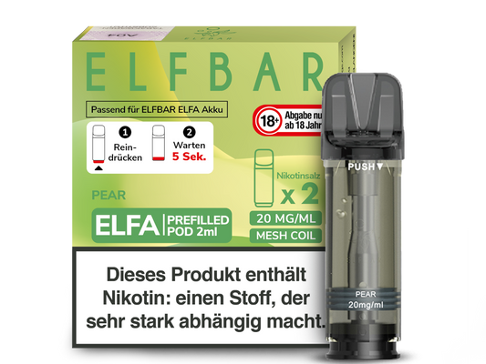 Elf Bar Elfa CP Prefilled Pod - 2x Pear 20mg