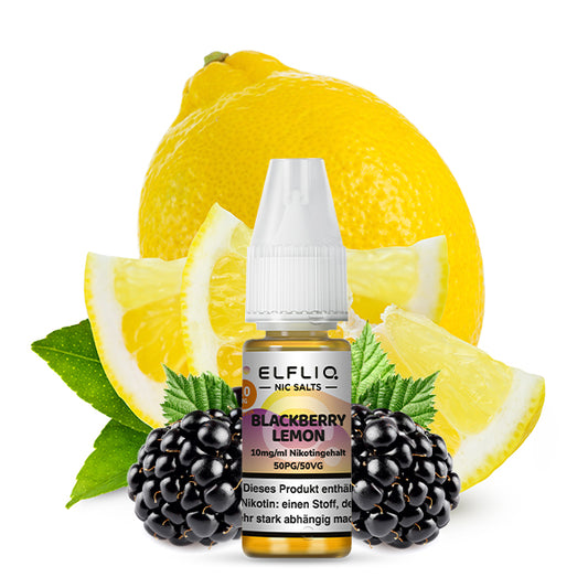 Elf Bar Elfliq Nikotinsalz Liquid 10ml - Blackberry Lemon