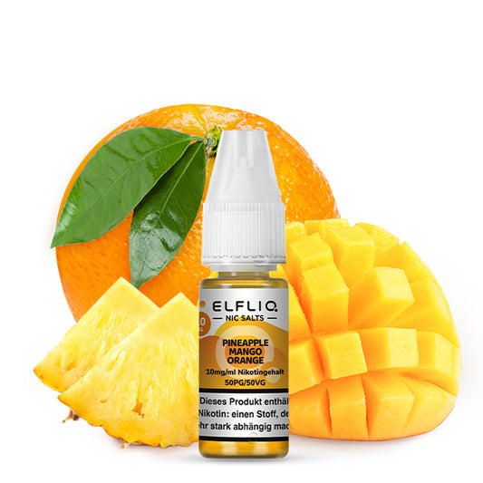 Elf Bar Elfliq Nikotinsalz Liquid 10ml - Pineapple Mango Orange