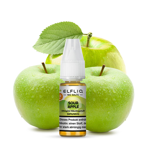 Elf Bar Elfliq Nikotinsalz Liquid 10ml - Sour Apple