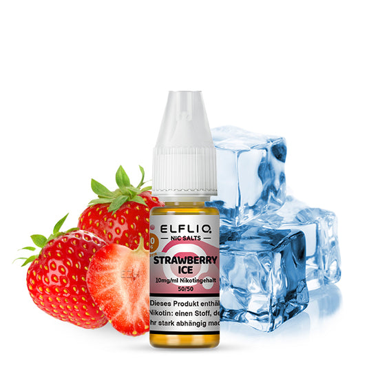 Elf Bar Elfliq Nikotinsalz Liquid 10ml - Strawberry Ice